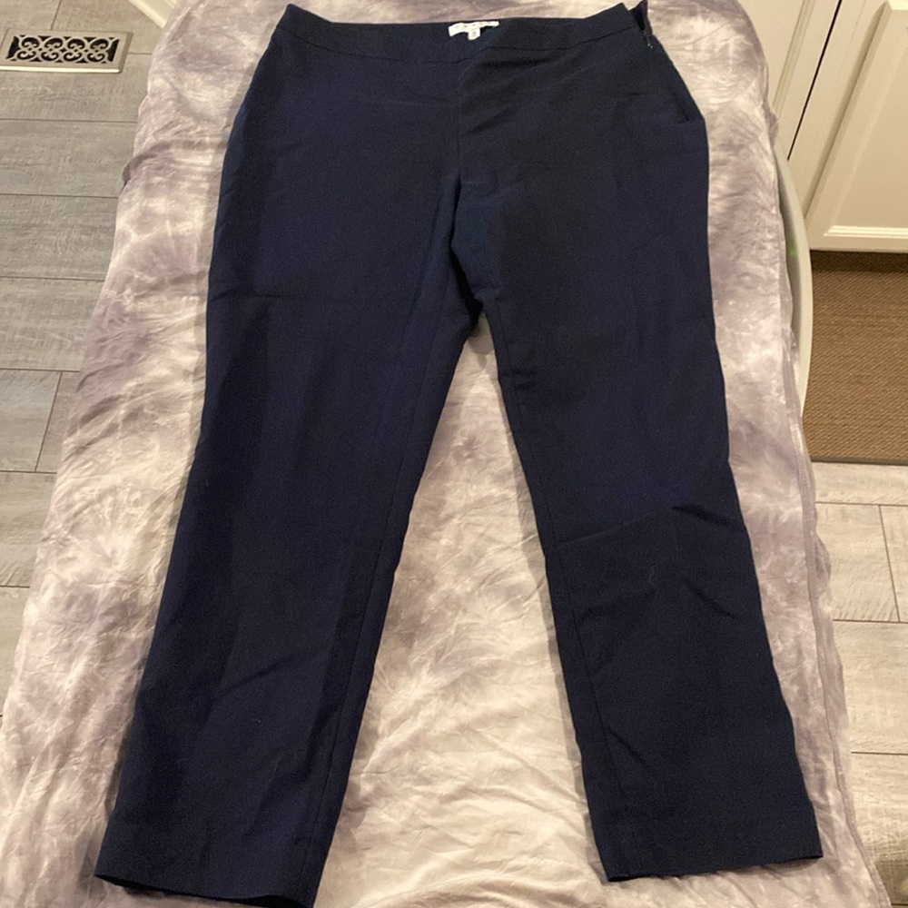 Chaus New York Navy Trousers Size 10
